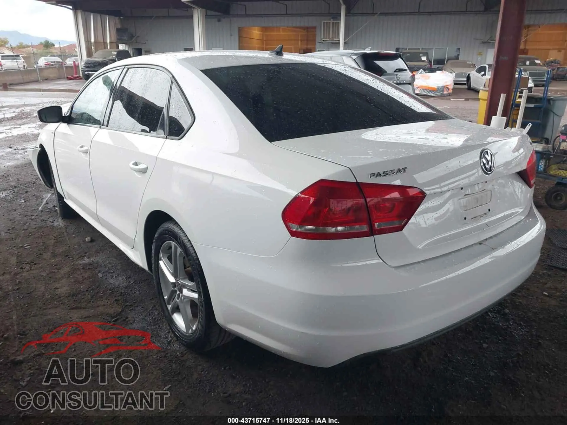 2014 VOLKSWAGEN PASSAT Damaged VIN 1VWAT7A39EC086893 – side profile 2014 VOLKSWAGEN PASSAT Damaged VIN 1VWAT7A39EC086893 – side profile