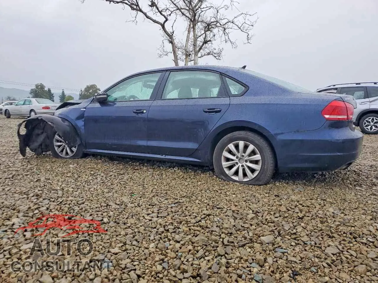 2014 VOLKSWAGEN PASSAT Damaged VIN 1VWAT7A3XEC028128 – rear exterior