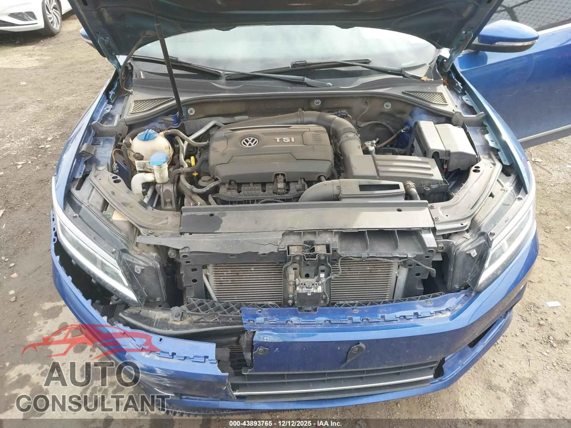 2016 VOLKSWAGEN PASSAT Damaged VIN 1VWBT7A37GC022682 – odometer reading