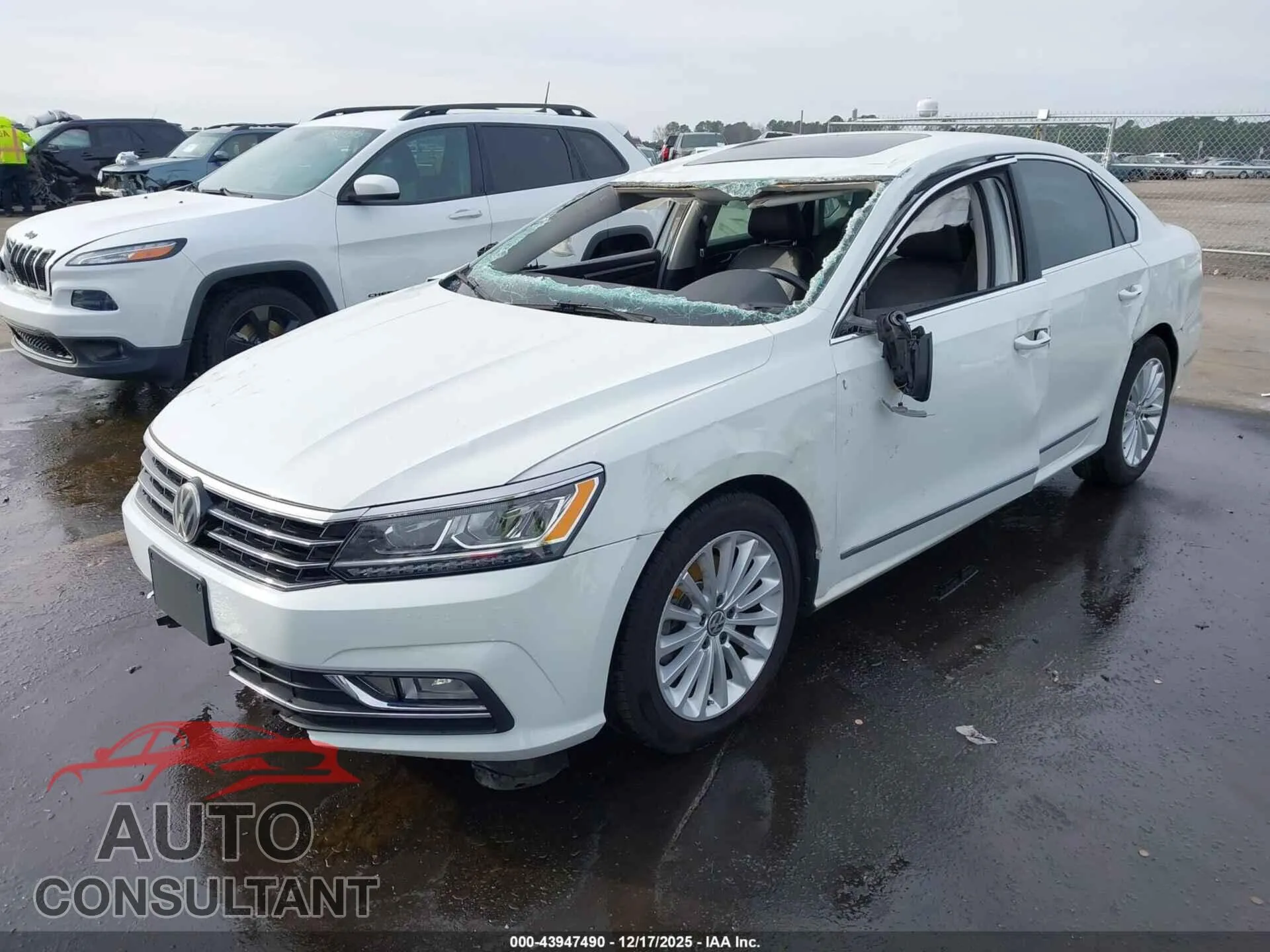 2016 VOLKSWAGEN PASSAT Damaged VIN 1VWBT7A38GC024232 – rear exterior