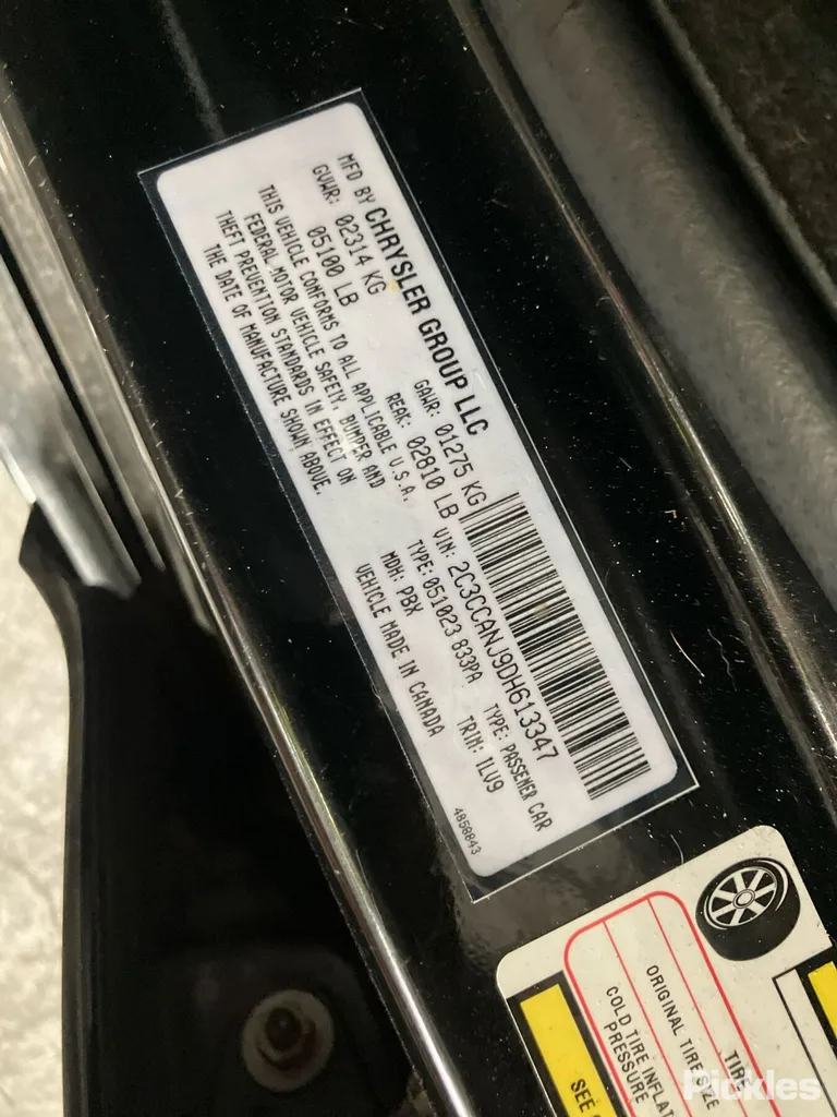 2014 Chrysler 300 Used VIN 2C3CCANJ9DH613347 – dashboard