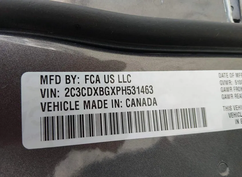2023 Dodge Charger Used VIN 2C3CDXBGXPH531463 – front exterior