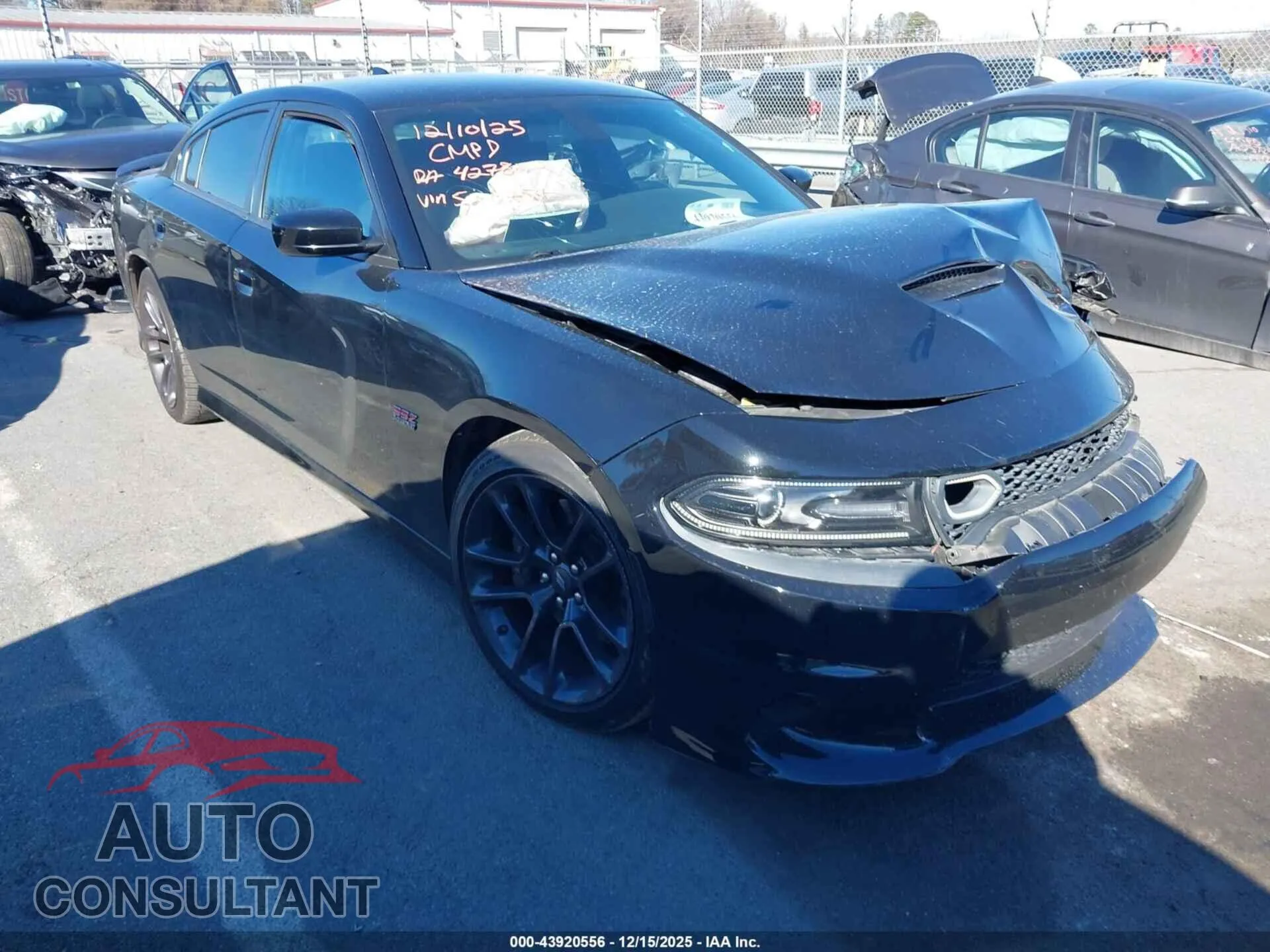2021 DODGE CHARGER VIN 2C3CDXGJXMH520754