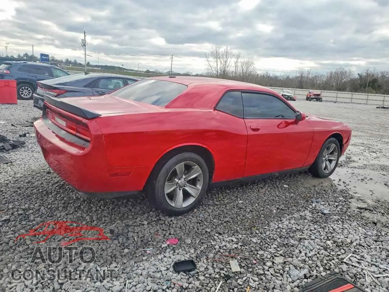 2012 DODGE CHALLENGER Damaged VIN 2C3CDYAG0CH173954 – side profile