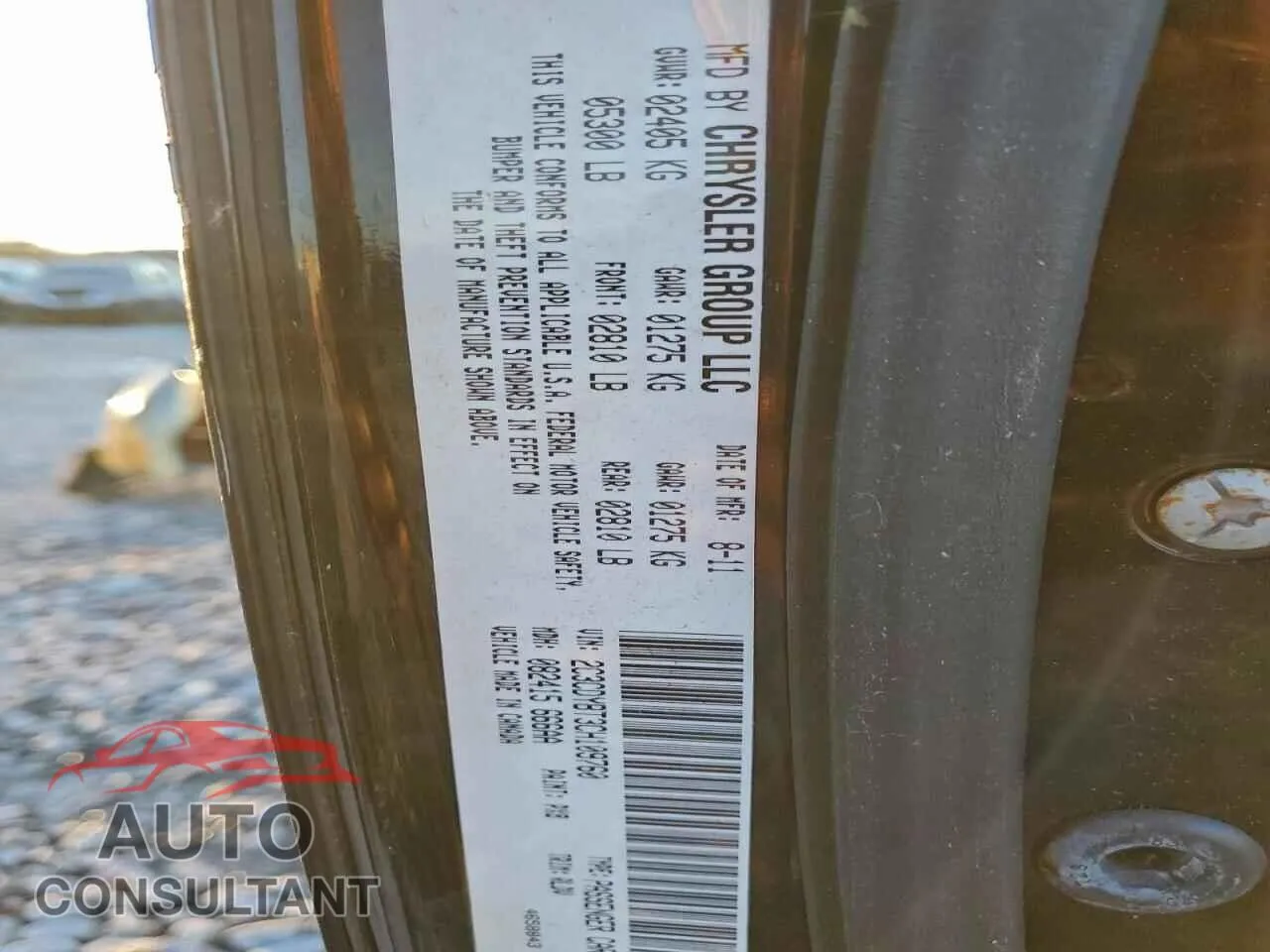 2012 DODGE CHALLENGER Damaged VIN 2C3CDYBT3CH109760 – photo 12