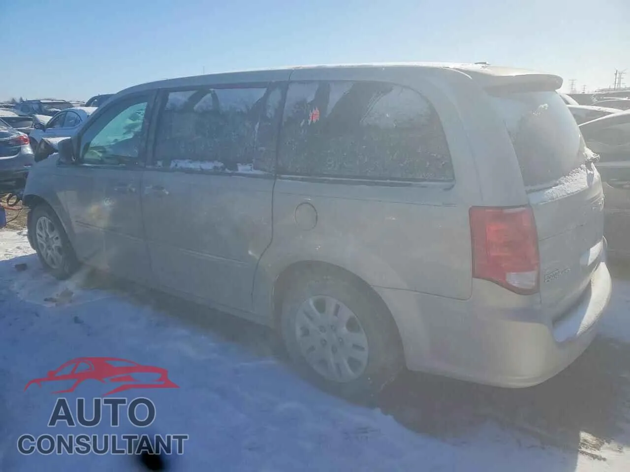 2014 DODGE CARAVAN Damaged VIN 2C4RDGBG5ER354799 – rear exterior