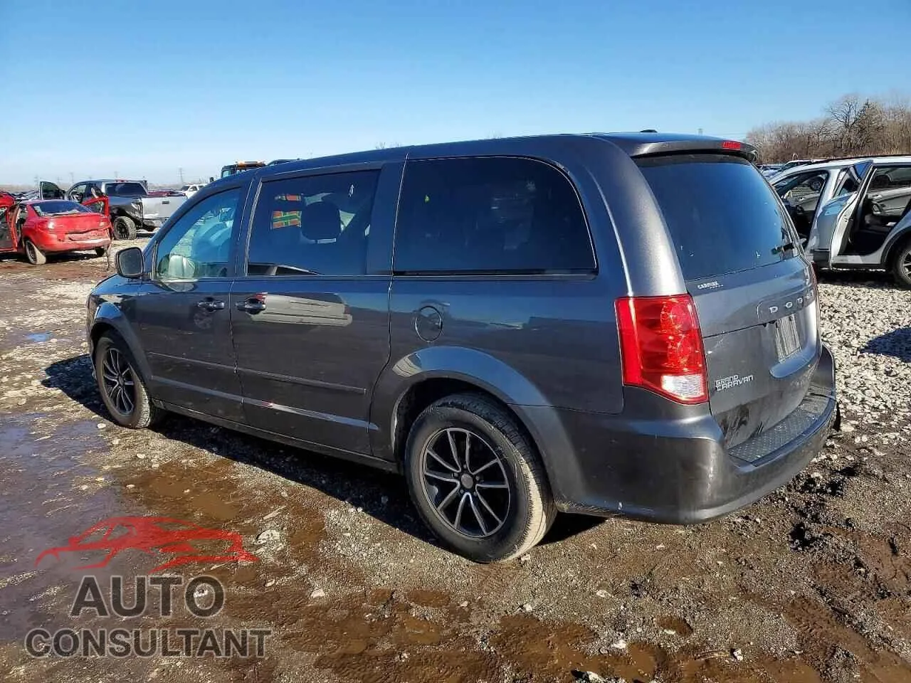 2016 DODGE CARAVAN Damaged VIN 2C4RDGCG8GR320213 – rear exterior