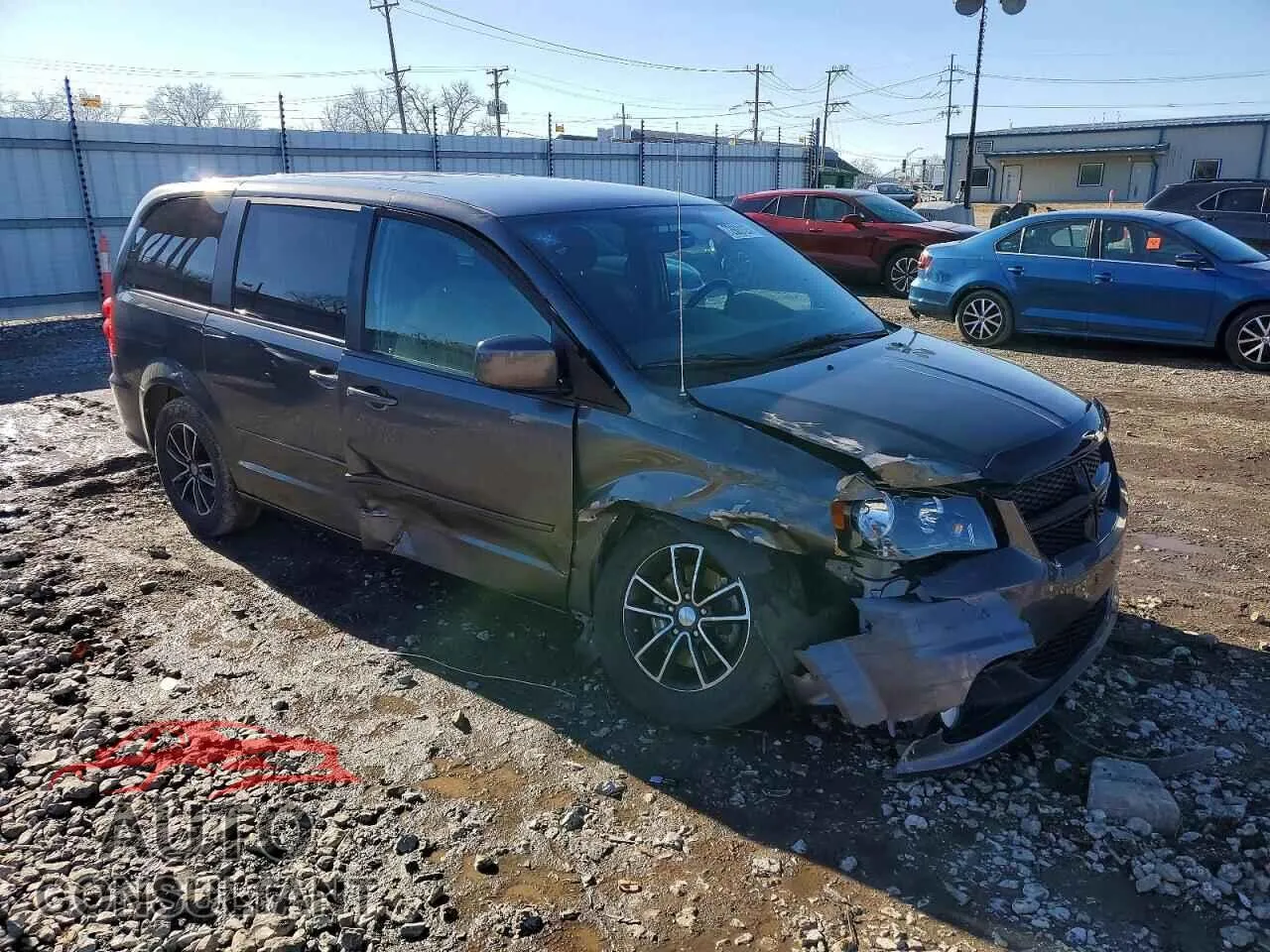 2016 DODGE CARAVAN Damaged VIN 2C4RDGCG8GR320213 – dashboard