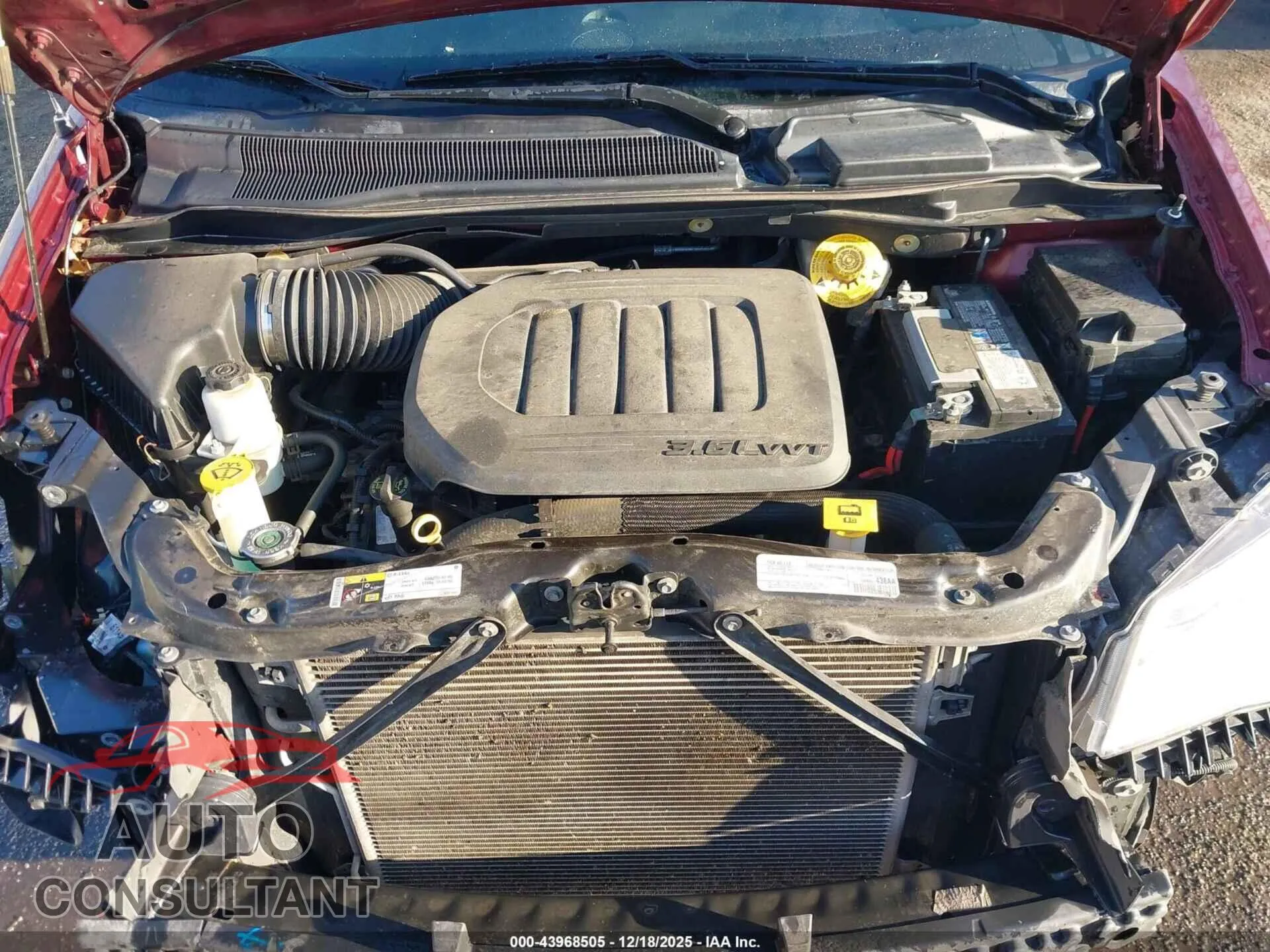 2019 DODGE GRAND CARAVAN Damaged VIN 2C4RDGCG8KR611903 – odometer reading