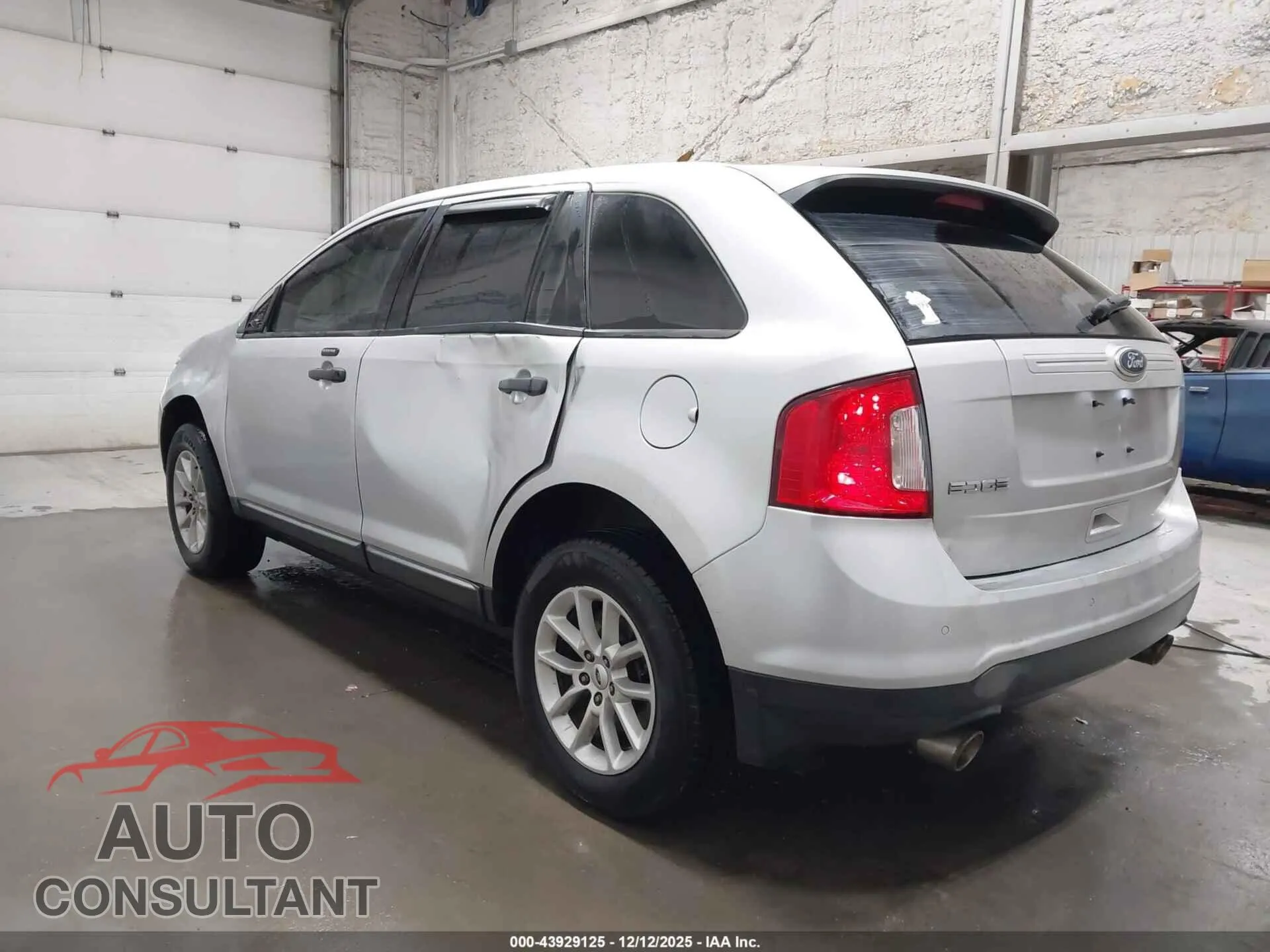 2014 FORD EDGE Damaged VIN 2FMDK3GC2EBA37839 – side profile