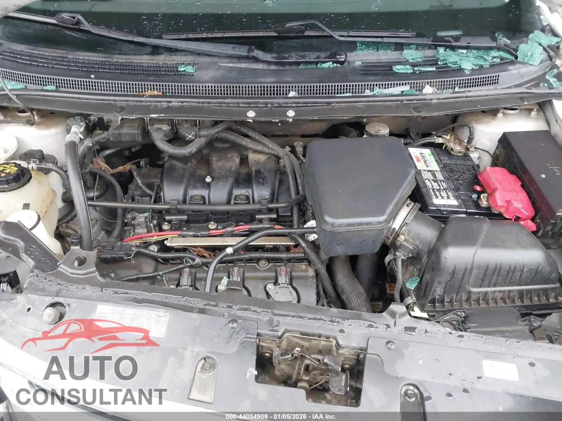 2013 FORD EDGE Damaged VIN 2FMDK3JC6DBC74485 – odometer reading