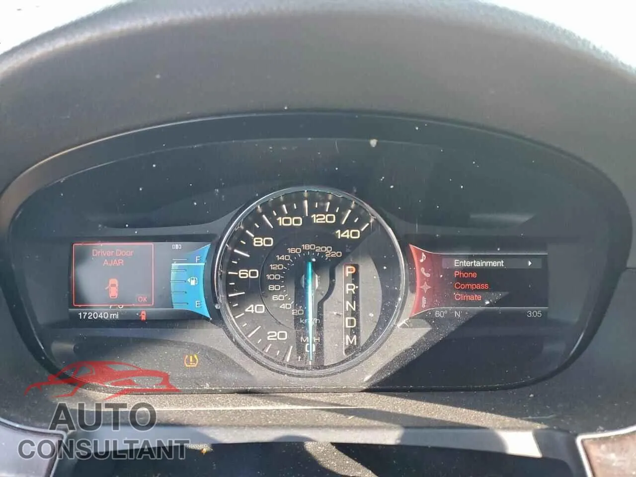 2011 FORD EDGE Damaged VIN 2FMDK3KC5BBB34911 – trunk area