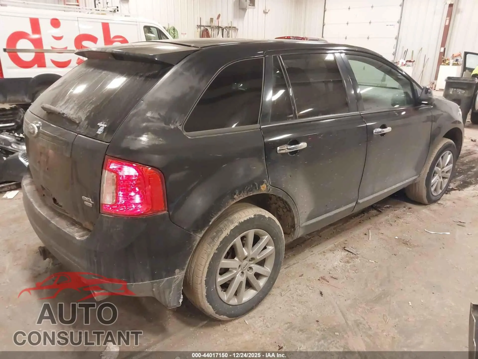 2011 FORD EDGE Damaged VIN 2FMDK4JC8BBA90023 – dashboard
