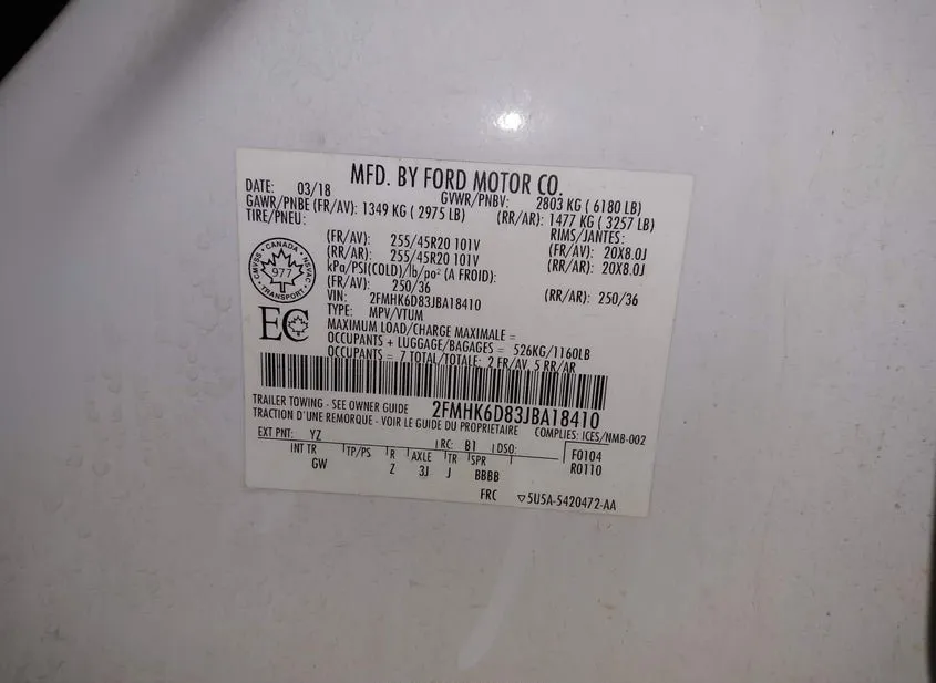 2018 FORD Flex Used VIN 2FMHK6D83JBA18410 – photo 16