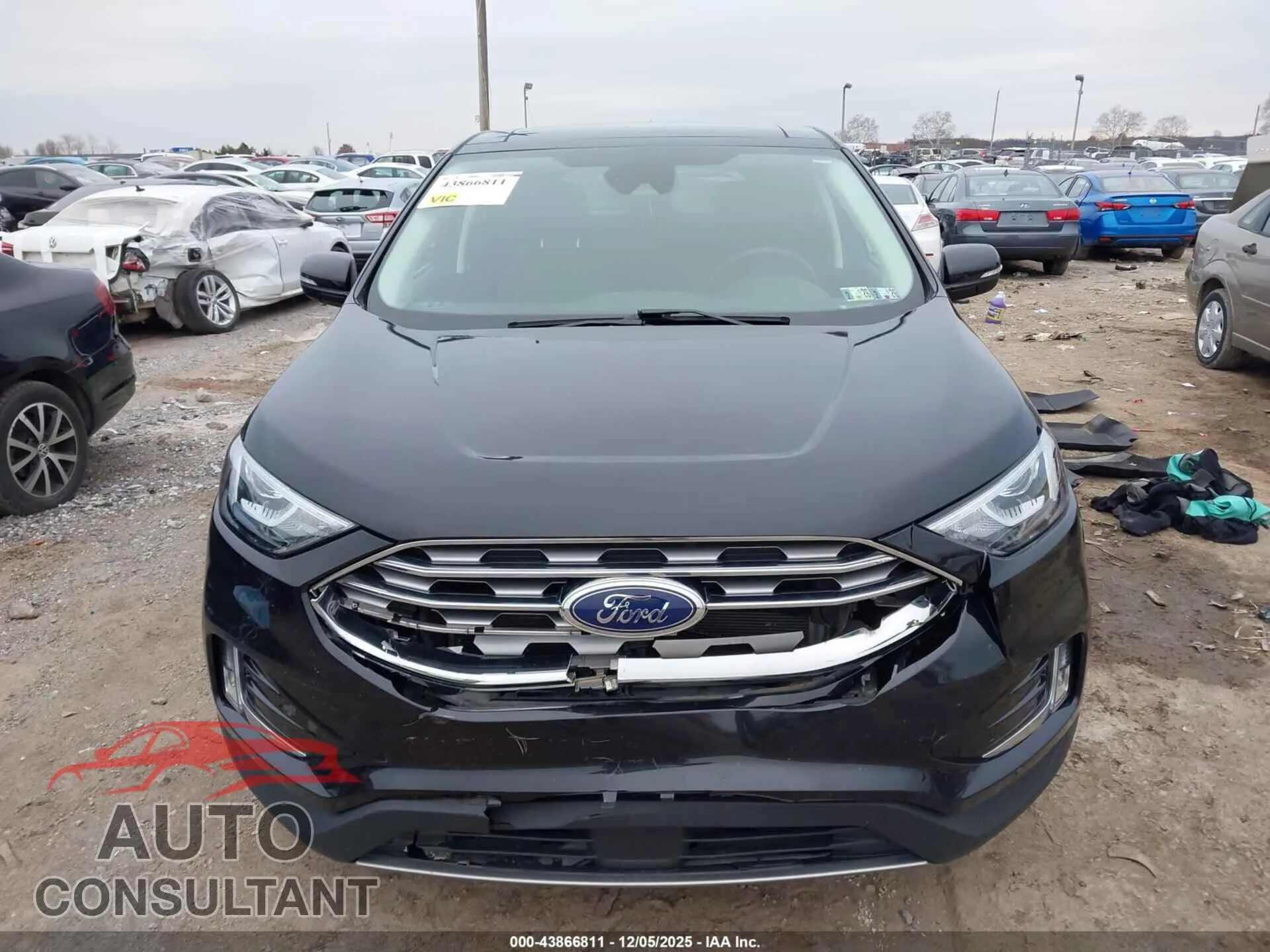 2020 FORD EDGE Damaged VIN 2FMPK3J95LBB61434 – engine bay