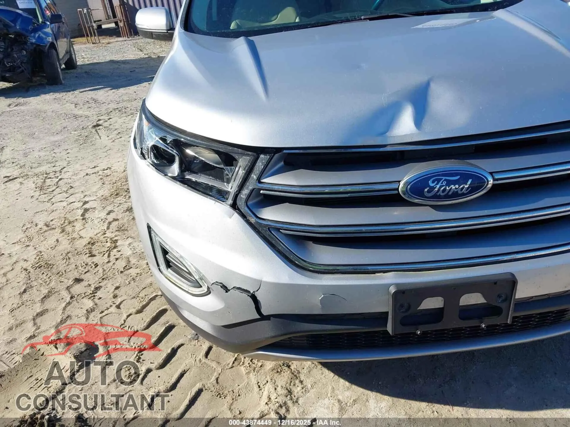 2018 FORD EDGE Damaged VIN 2FMPK3K84JBB87137 – engine bay
