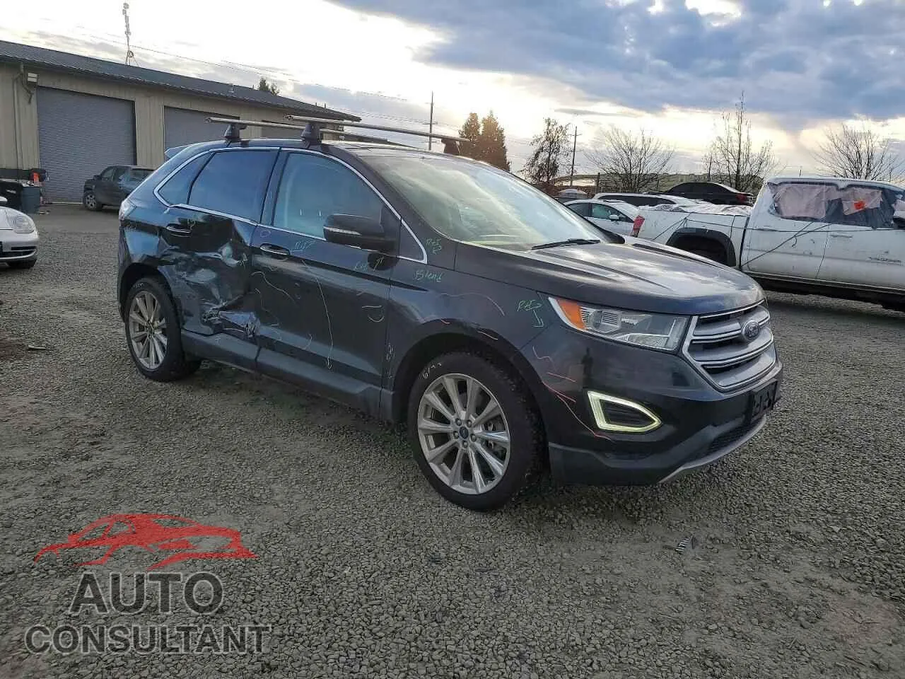 2017 FORD EDGE Damaged VIN 2FMPK4K82HBB62852 – dashboard