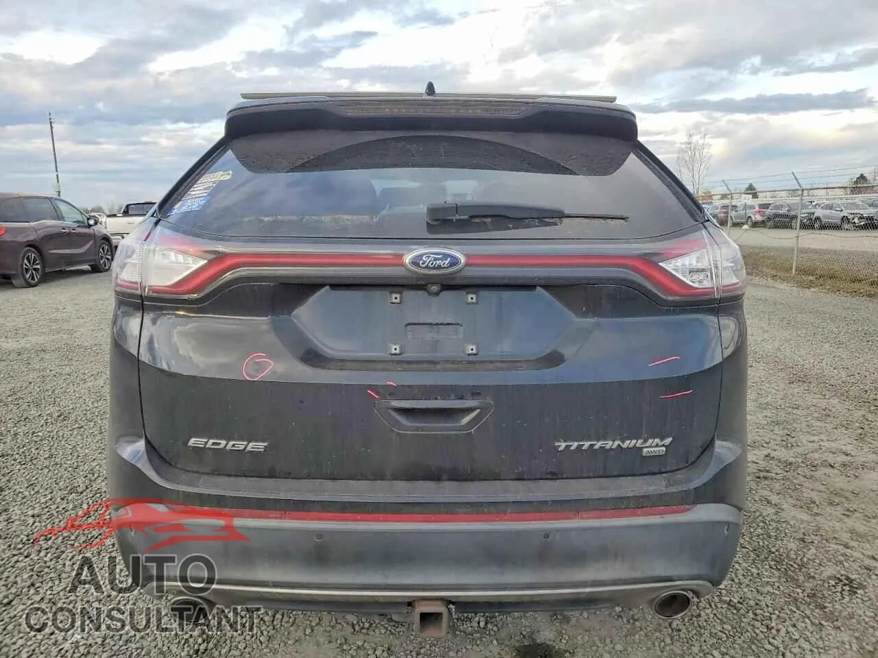 2017 FORD EDGE Damaged VIN 2FMPK4K82HBB62852 – engine bay