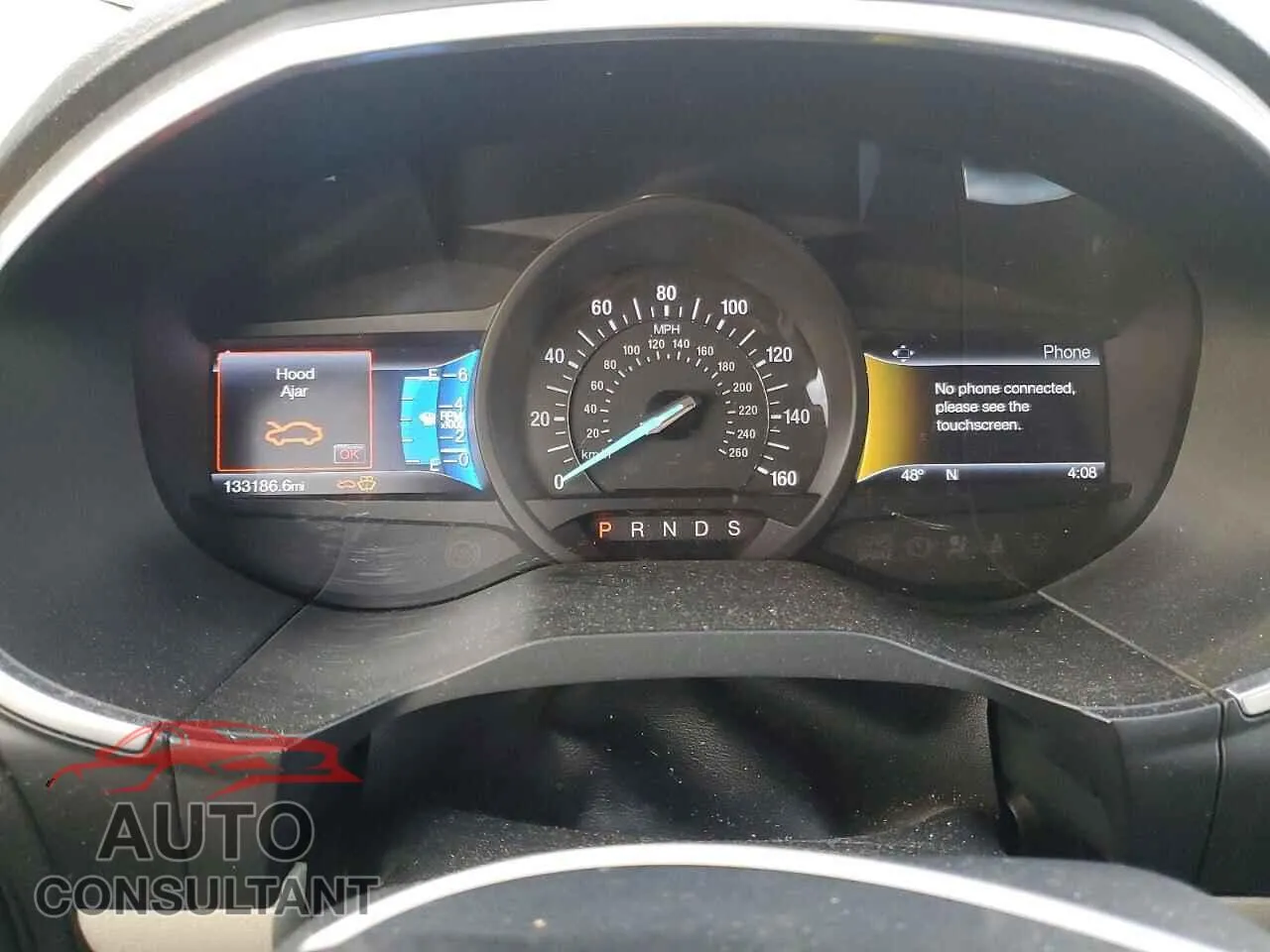2017 FORD EDGE Damaged VIN 2FMPK4K82HBB62852 – trunk area