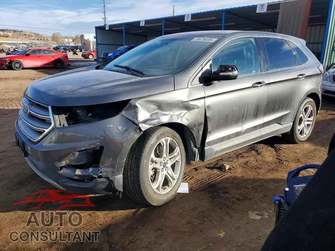2017 FORD EDGE VIN 2FMPK4K90HBC12141