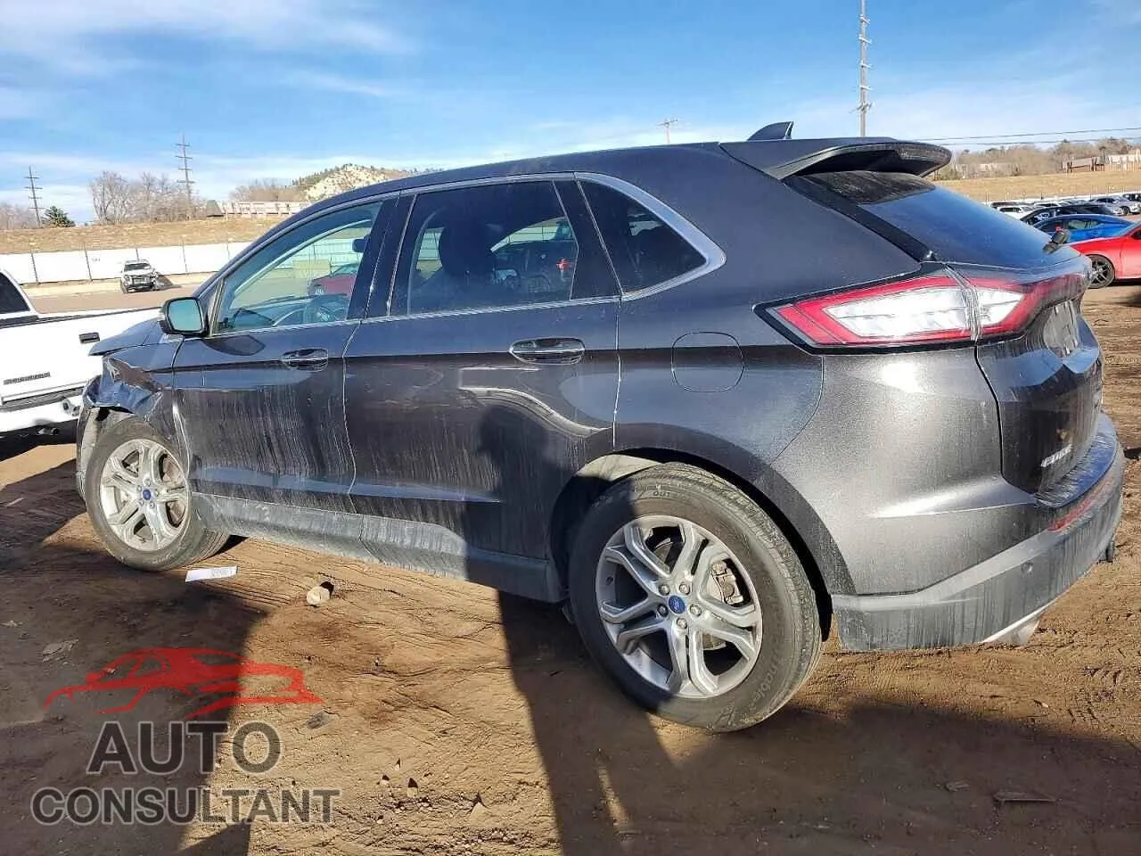 2017 FORD EDGE Damaged VIN 2FMPK4K90HBC12141 – rear exterior