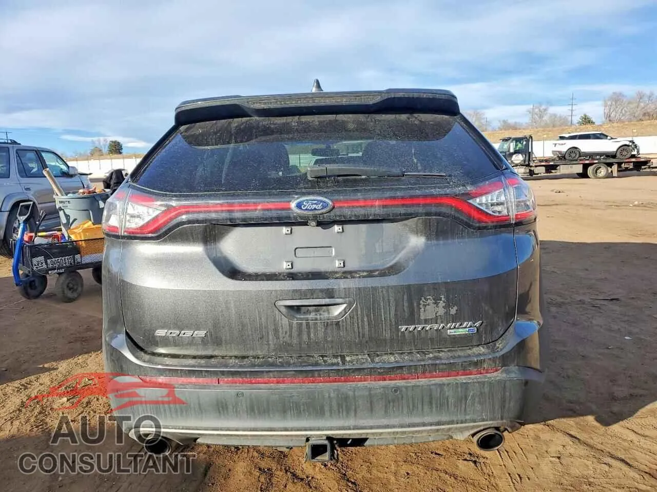 2017 FORD EDGE Damaged VIN 2FMPK4K90HBC12141 – engine bay