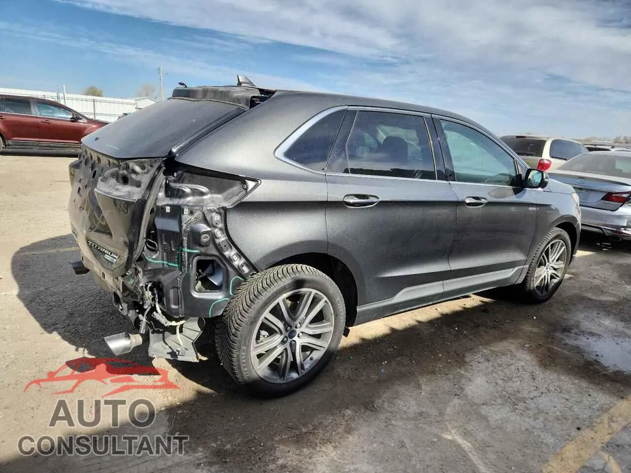 2020 FORD EDGE Damaged VIN 2FMPK4K91LBA83559 – side profile
