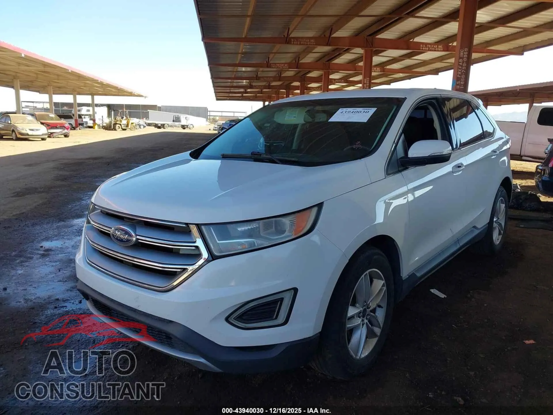 2015 FORD EDGE Damaged VIN 2FMTK3J93FBC21066 – rear exterior