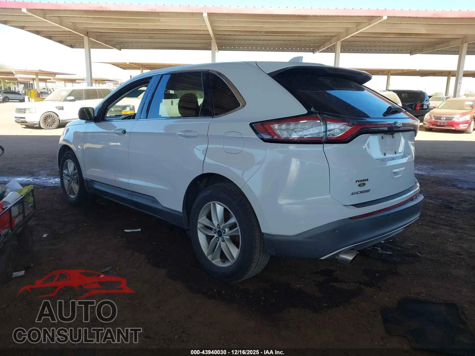 2015 FORD EDGE Damaged VIN 2FMTK3J93FBC21066 – side profile