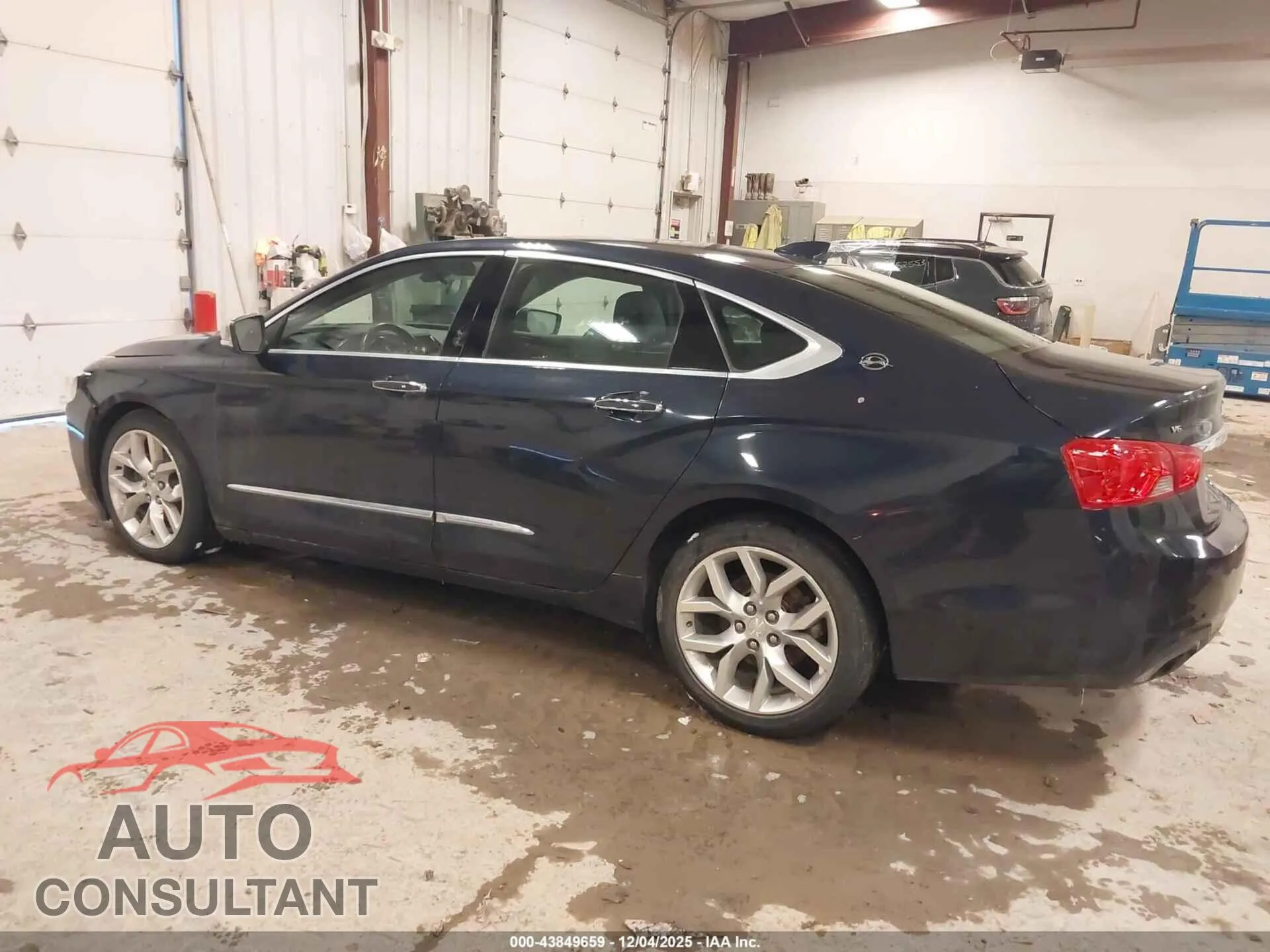 2019 CHEVROLET IMPALA Damaged VIN 2G1105S37K9111140 – side profile