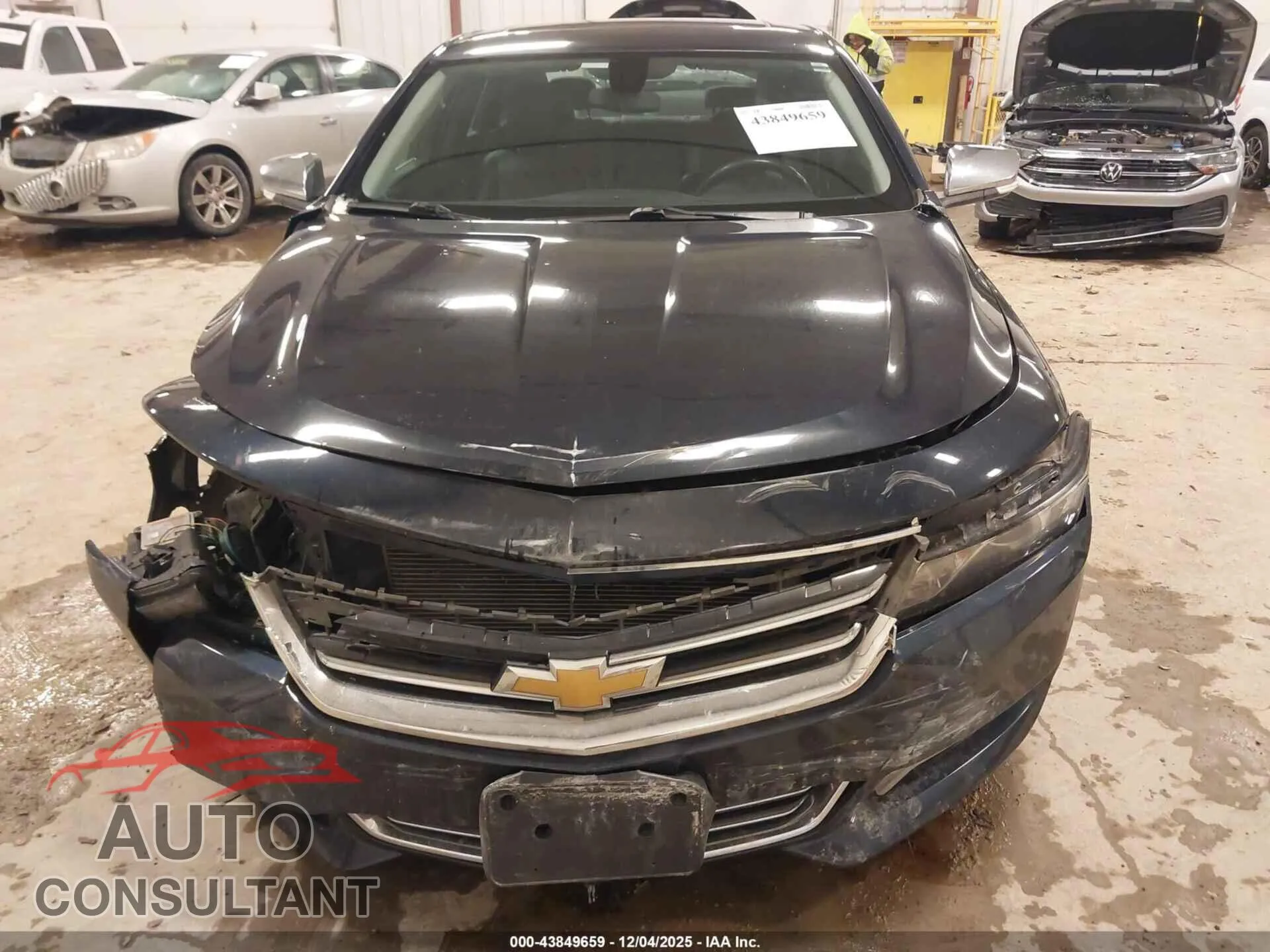 2019 CHEVROLET IMPALA Damaged VIN 2G1105S37K9111140 – engine bay