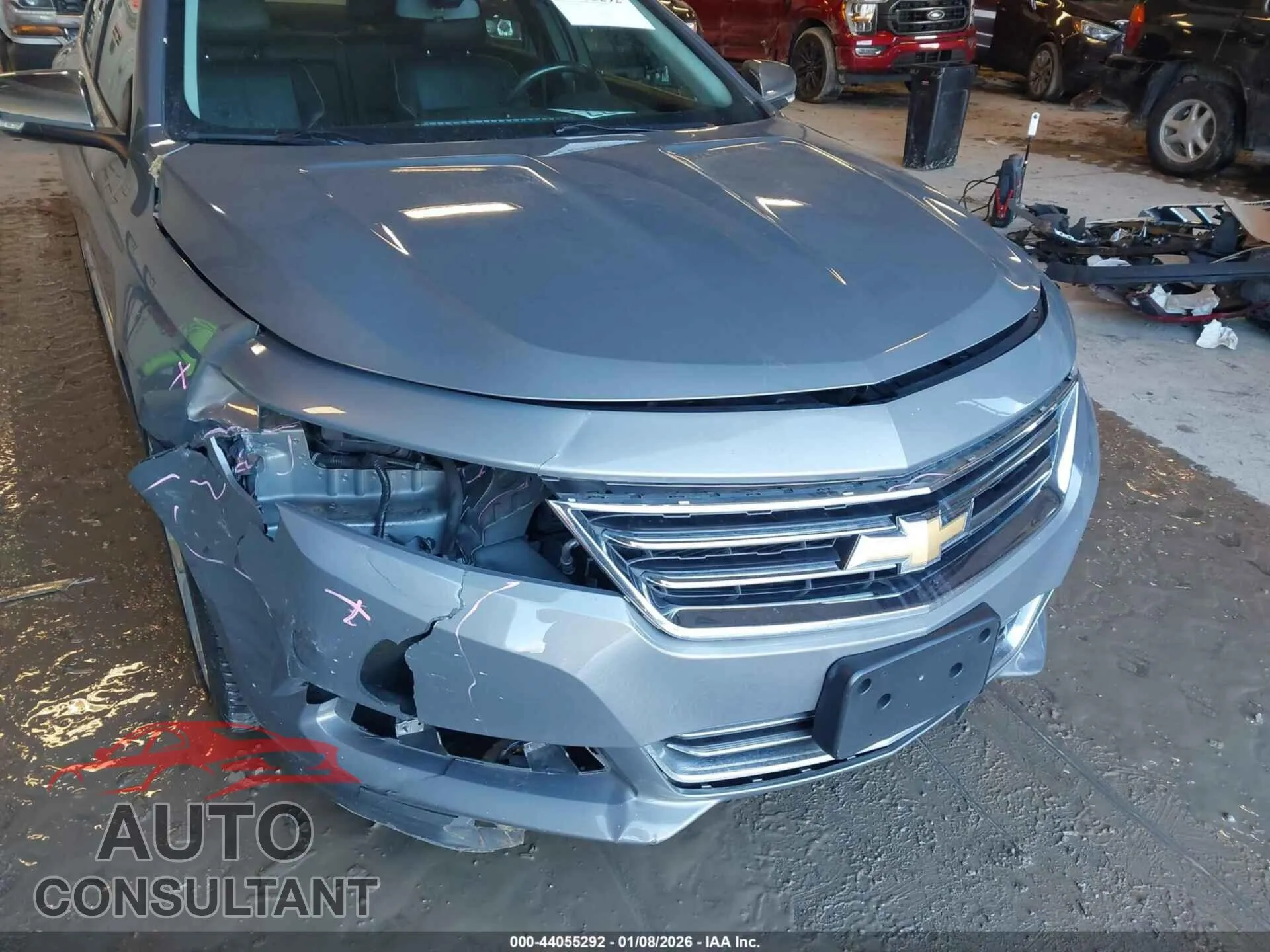 2018 CHEVROLET IMPALA Damaged VIN 2G1125S35J9135123 – engine bay