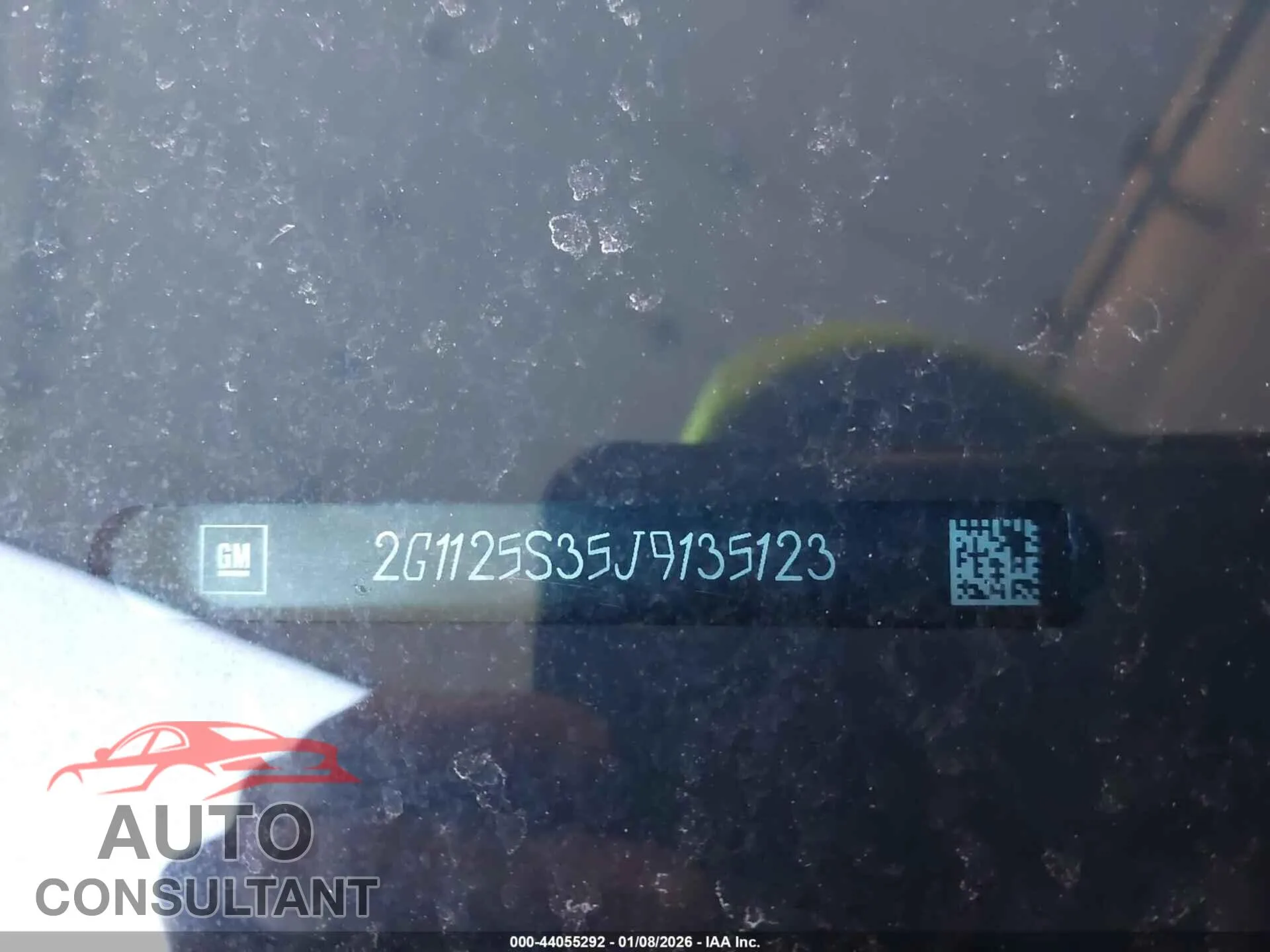 2018 CHEVROLET IMPALA Damaged VIN 2G1125S35J9135123 – trunk area