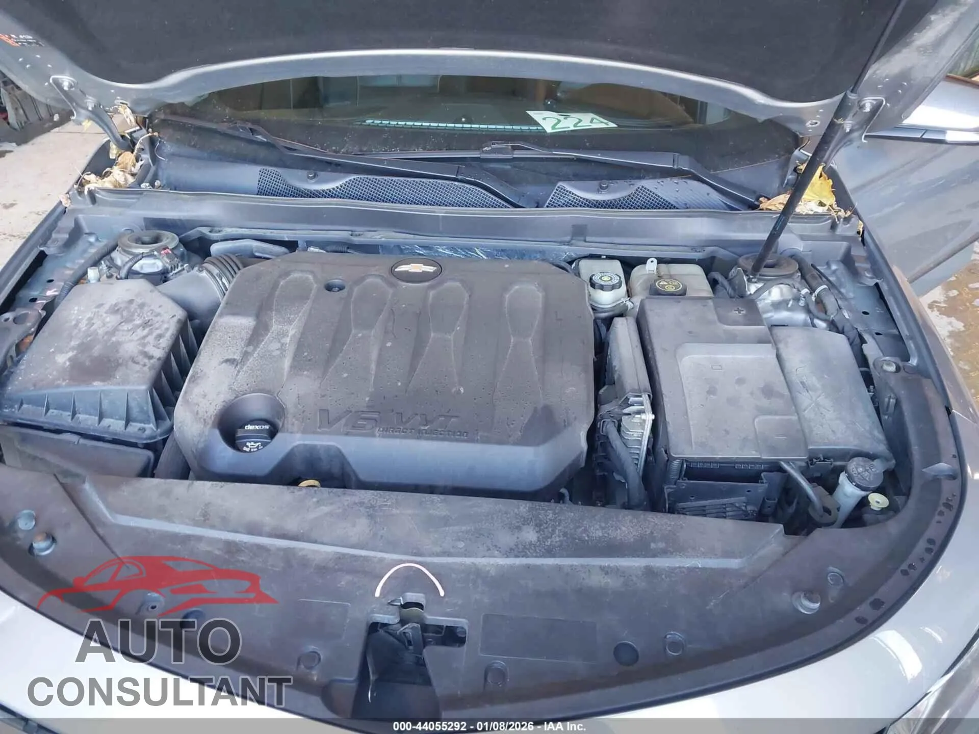 2018 CHEVROLET IMPALA Damaged VIN 2G1125S35J9135123 – odometer reading