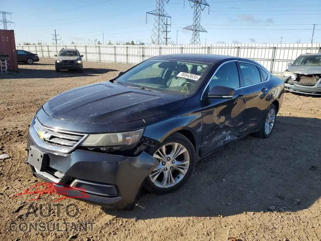 2014 CHEVROLET IMPALA VIN 2G1125S39E9199090