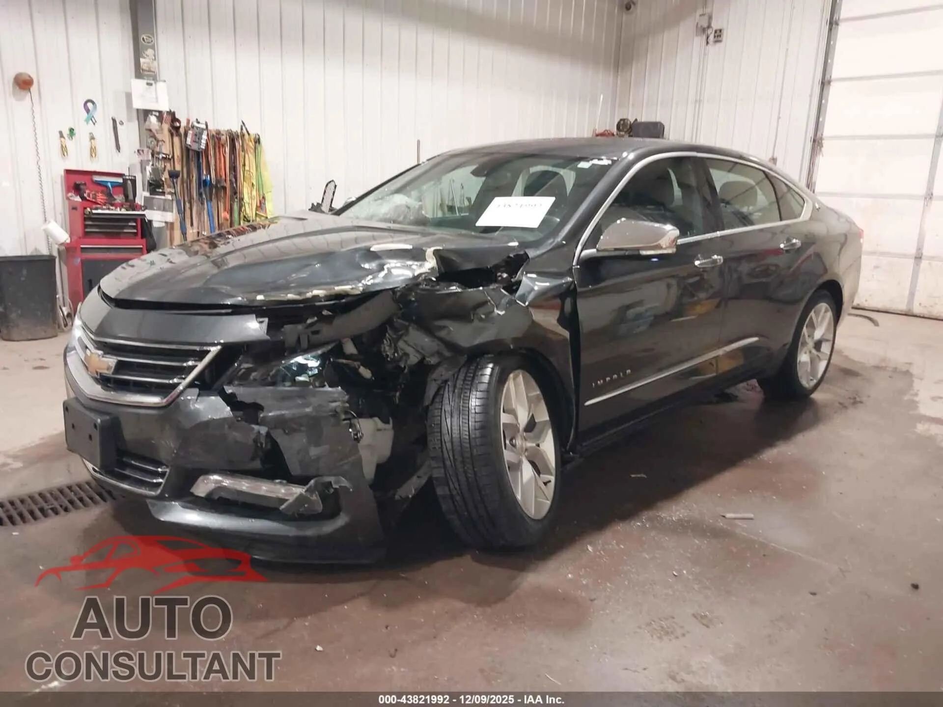 2018 CHEVROLET IMPALA Damaged VIN 2G1125S39J9121032 – rear exterior