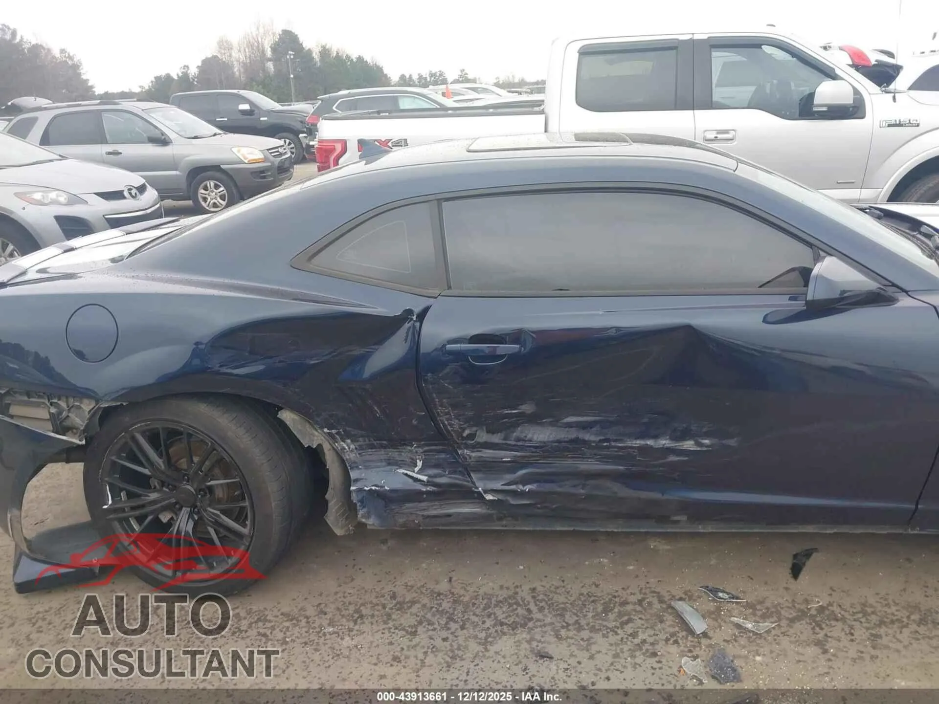 2012 CHEVROLET CAMARO Damaged VIN 2G1FC1E3XC9166572 – engine bay
