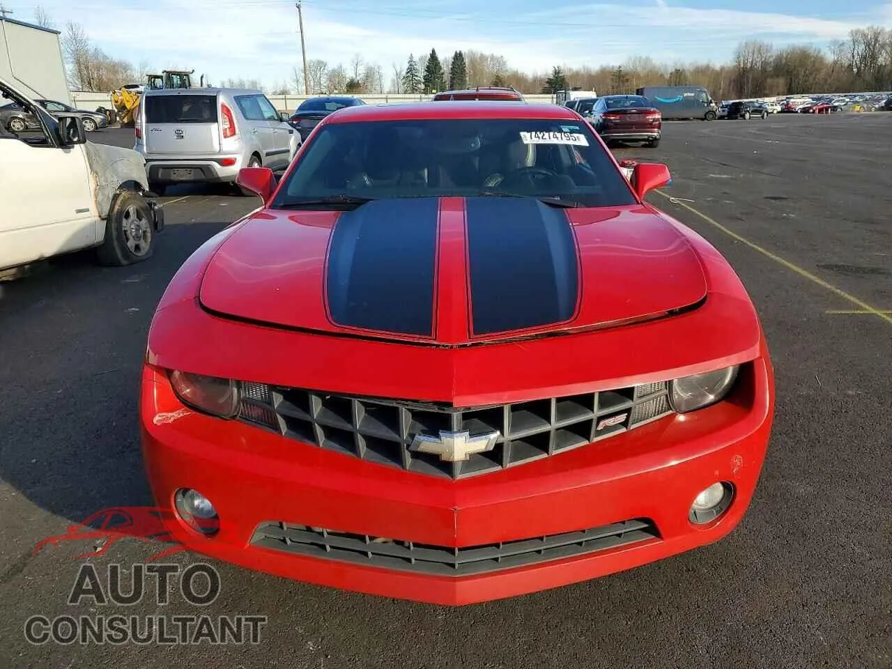 2010 CHEVROLET CAMARO Damaged VIN 2G1FC1EV0A9136396 – interior seats