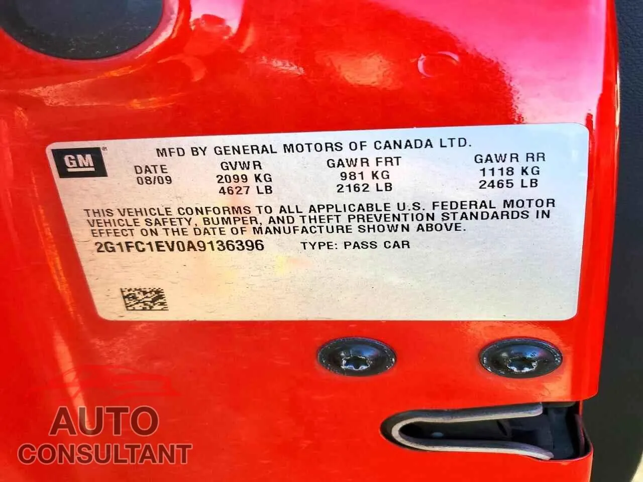 2010 CHEVROLET CAMARO Damaged VIN 2G1FC1EV0A9136396 – photo 12