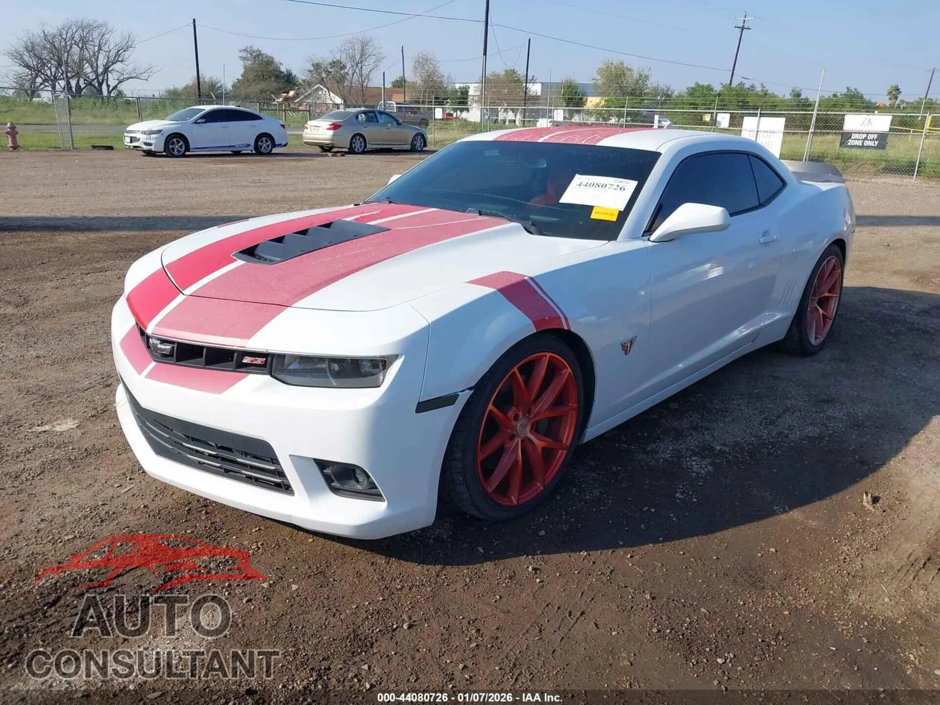 2015 CHEVROLET CAMARO Damaged VIN 2G1FK1EJ9F9216965 – rear exterior