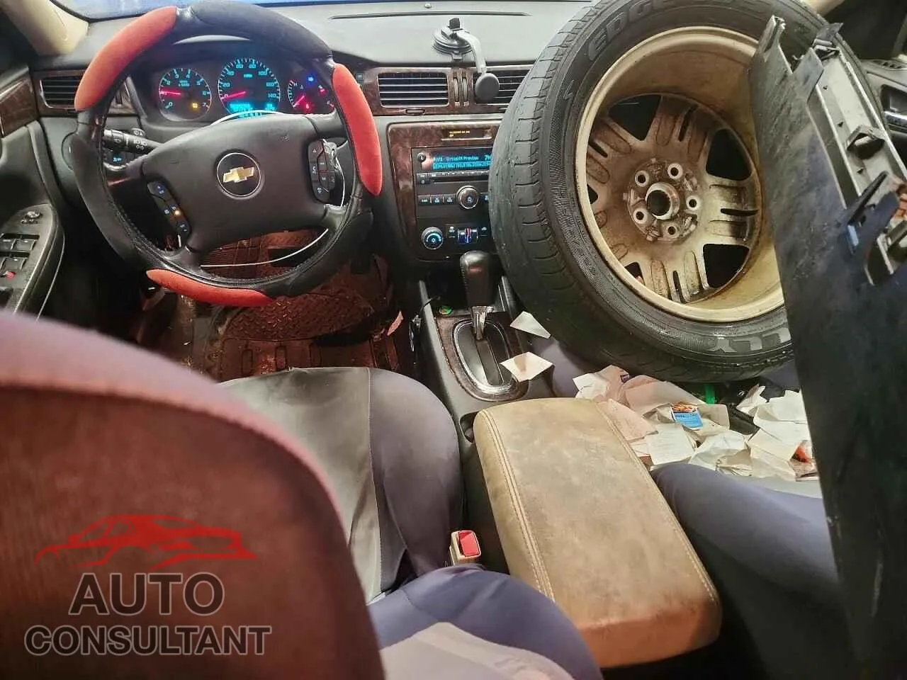 2014 CHEVROLET IMPALA Damaged VIN 2G1WB5E3XE1178684 – undercarriage