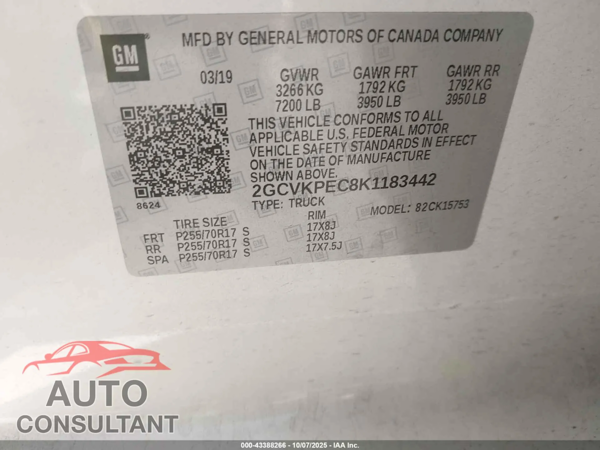 2019 CHEVROLET SILVERADO 1500 LD Damaged VIN 2GCVKPEC8K1183442 – trunk area 2019 CHEVROLET SILVERADO 1500 LD Damaged VIN 2GCVKPEC8K1183442 – trunk area