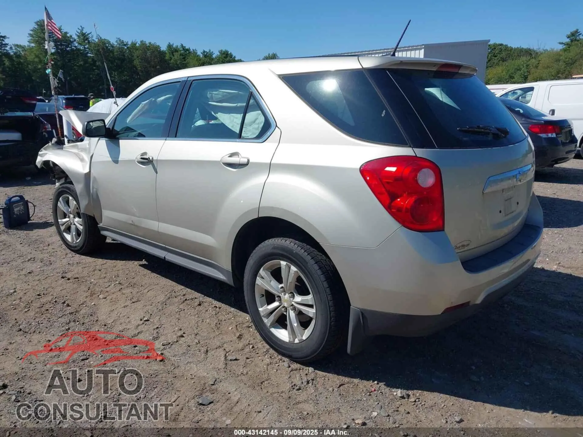 2013 CHEVROLET EQUINOX Damaged VIN 2GNALBEK0D6380141 – side profile