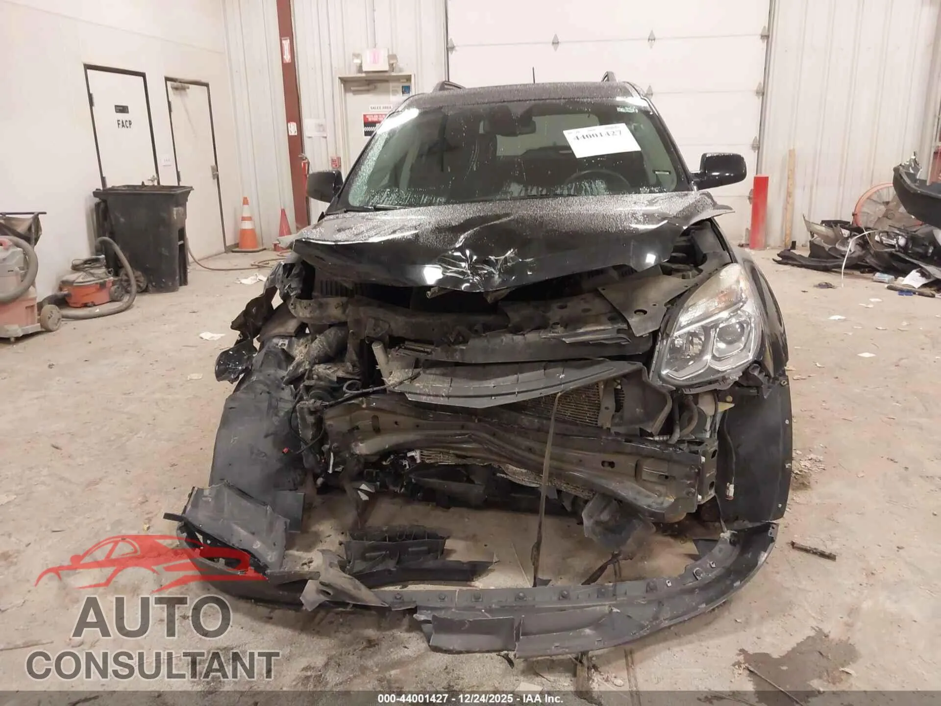 2017 CHEVROLET EQUINOX Damaged VIN 2GNALCEKXH6215189 – engine bay