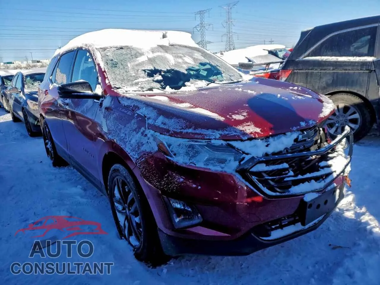 2020 CHEVROLET EQUINOX Damaged VIN 2GNAXUEV4L6254079 – dashboard