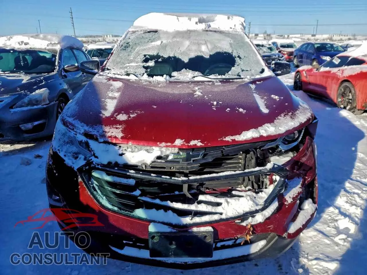 2020 CHEVROLET EQUINOX Damaged VIN 2GNAXUEV4L6254079 – interior seats