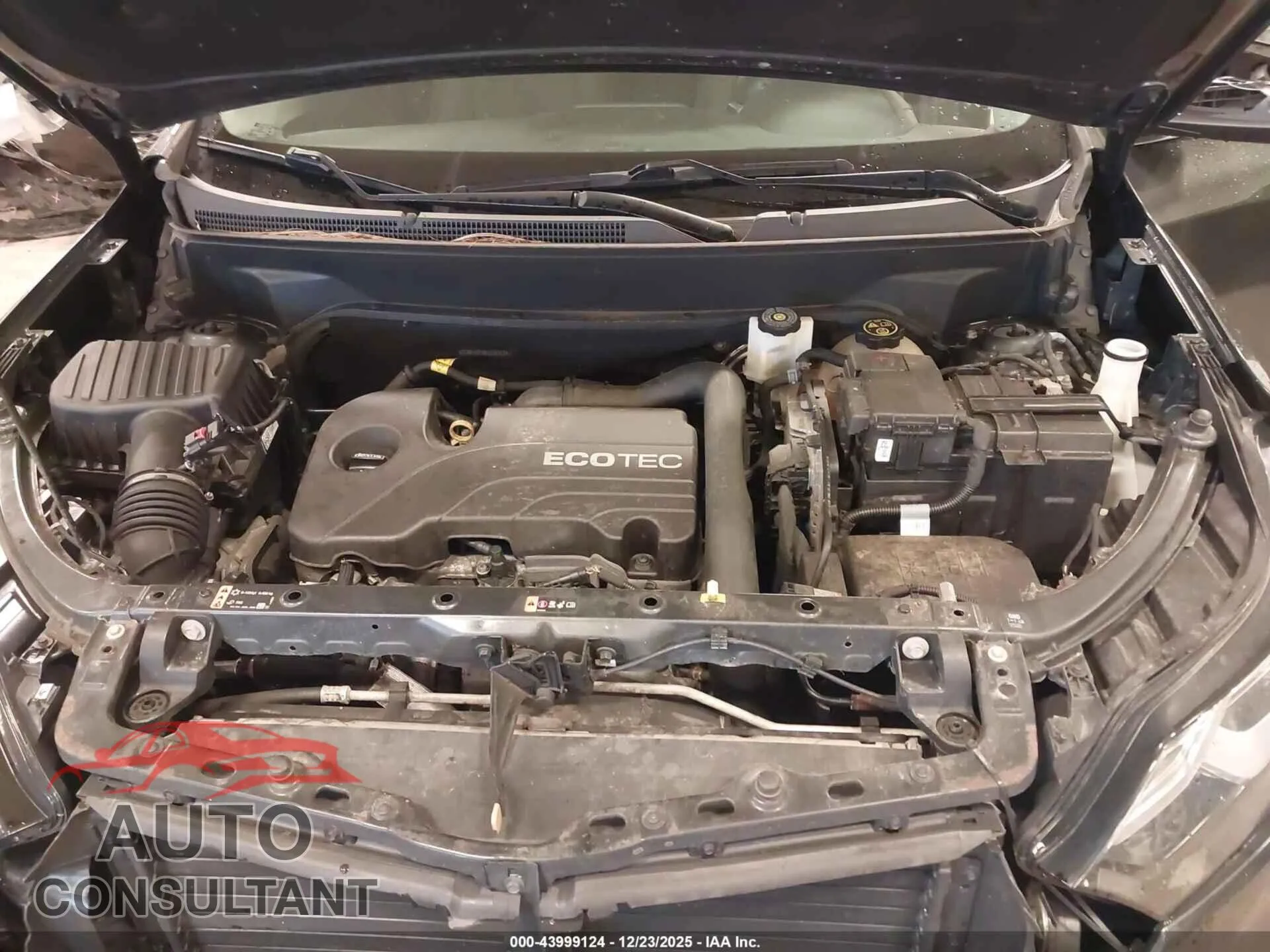 2019 CHEVROLET EQUINOX Damaged VIN 2GNAXUEV8K6160124 – odometer reading