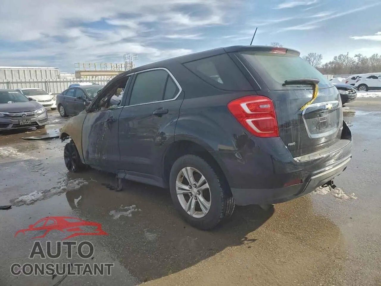2016 CHEVROLET EQUINOX Damaged VIN 2GNFLEEK8G6236140 – rear exterior