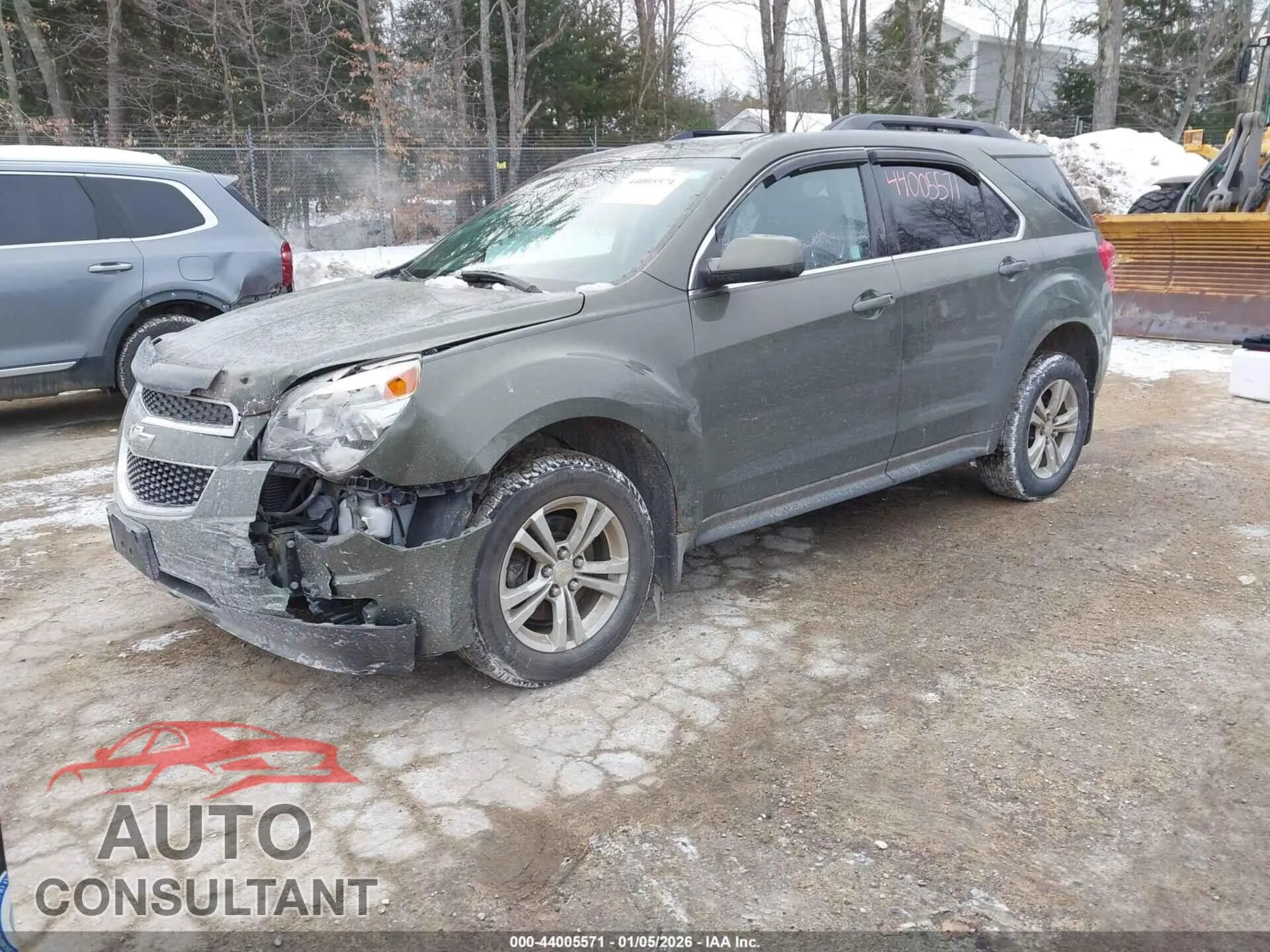 2015 CHEVROLET EQUINOX Damaged VIN 2GNFLFEK1F6147062 – rear exterior