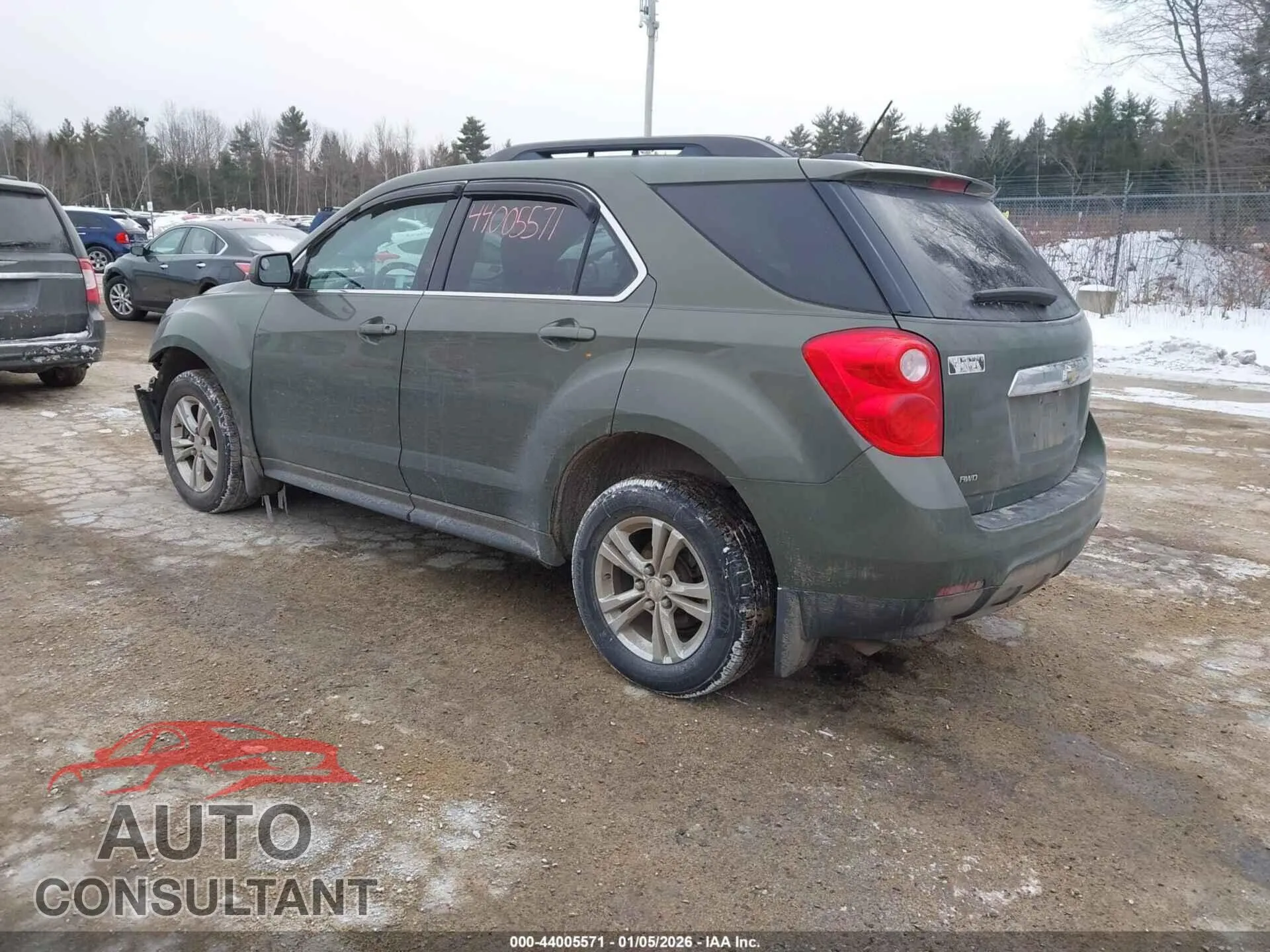 2015 CHEVROLET EQUINOX Damaged VIN 2GNFLFEK1F6147062 – side profile